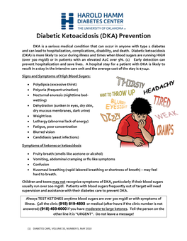 Diabetic Ketoacidosis (DKA) Prevention
