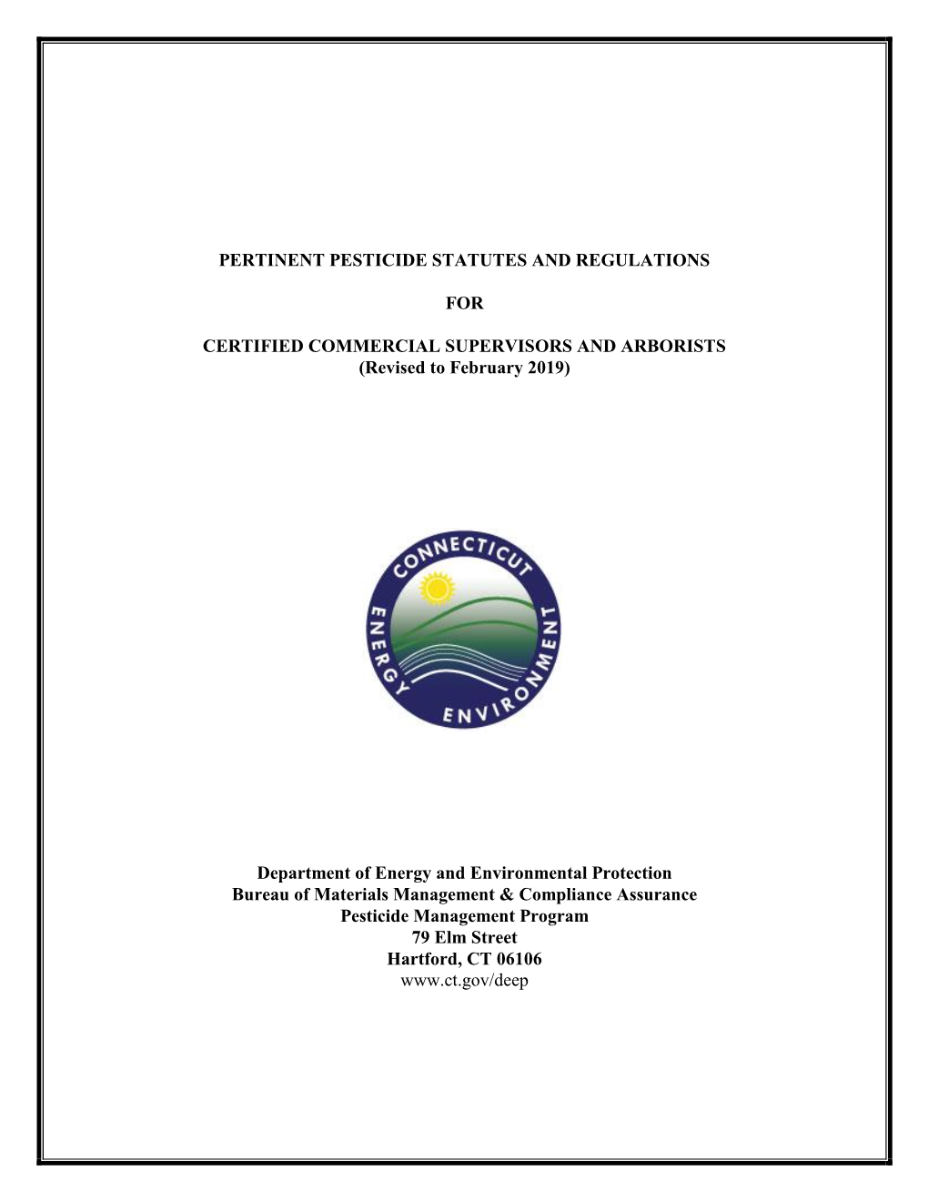 Pertinent Pesticides Statutes and Regulations