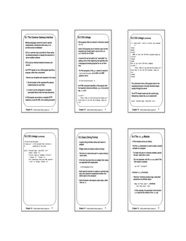 10.1 the Common Gateway Interface 10.2 CGI Linkage 10.2 CGI Linkage (Continued)