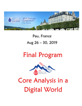 Final Program Core Analysis in a Digital World