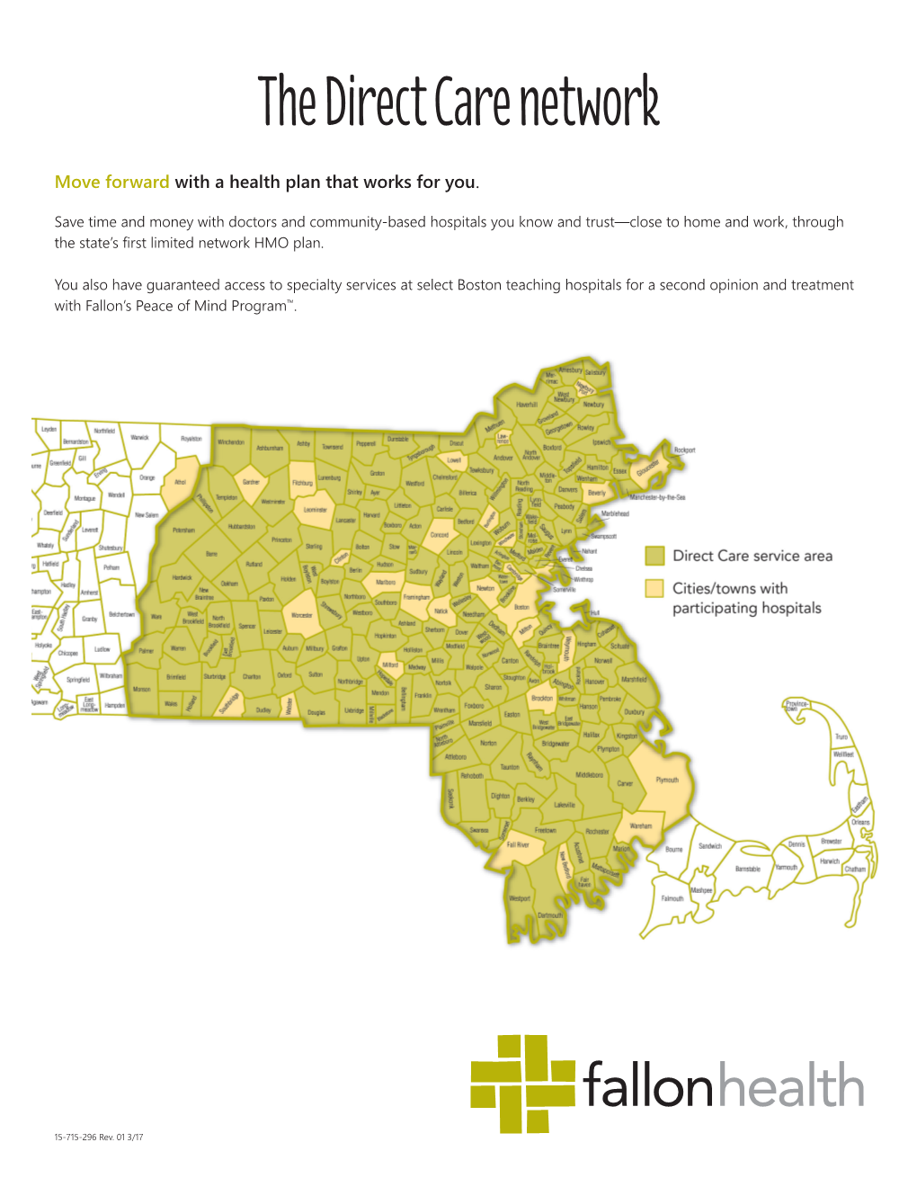 The Direct Care Network Move Forward with a Health Plan That Works for You