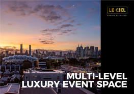 Multi-Level Luxury Event Space Located in the Heart of Cremorne, Le Ciel Offers a Contemporary and Aesthetic Feel