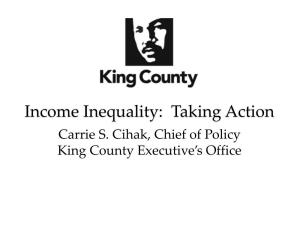 Income Inequality: Taking Action