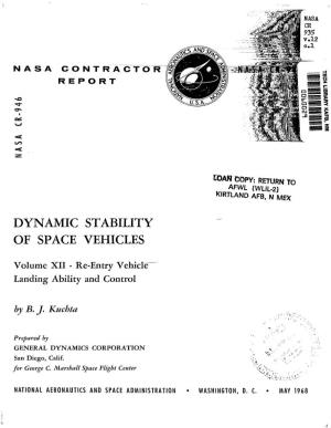 Dynamic Stability of Space Vehicles