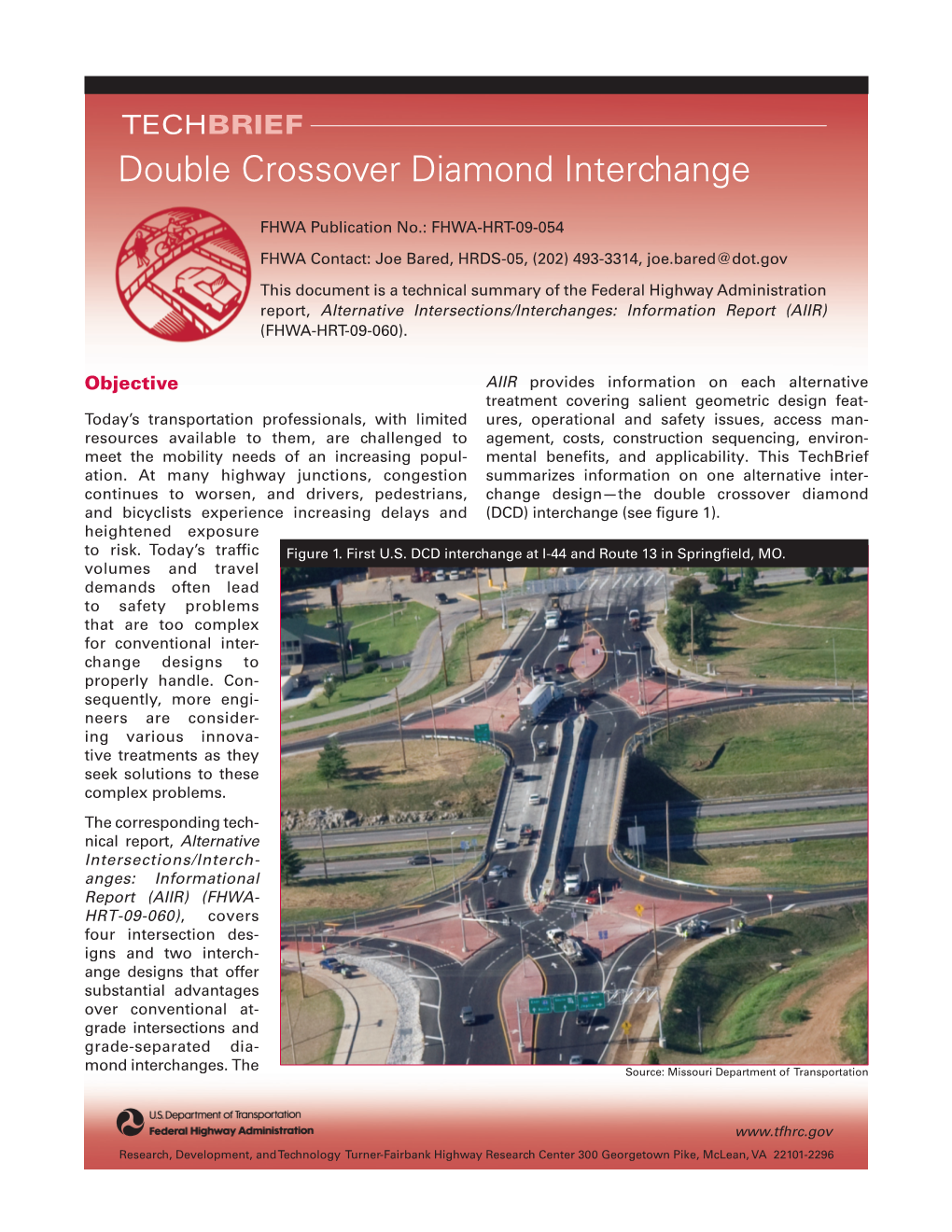 Double Crossover Diamond Interchange