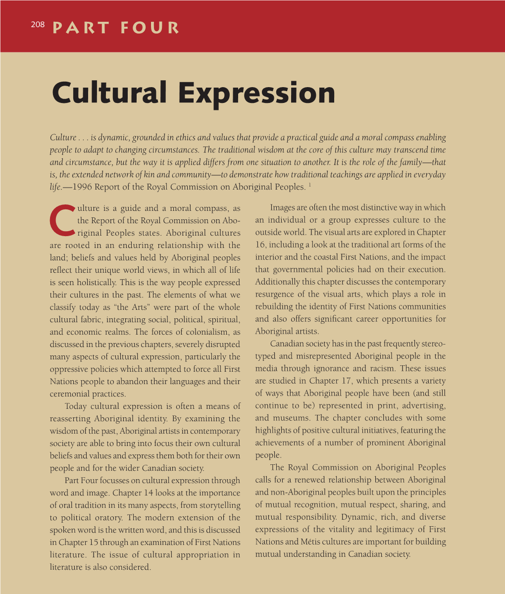 Cultural Expression