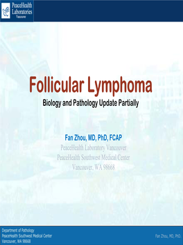 Follicular Lymphoma Biology and Pathology Update Partially
