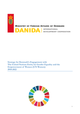 Strategy for Denmark's Engagement with the United Nations Entity For