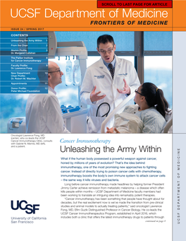 UCSF Department of Medicine Department UCSF and Apatient