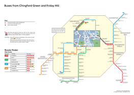 Buses from Chingford Green and Friday Hill