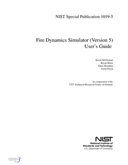 Fire Dynamics Simulator (Version 5) User’S Guide