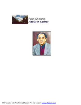 Arun Shourie