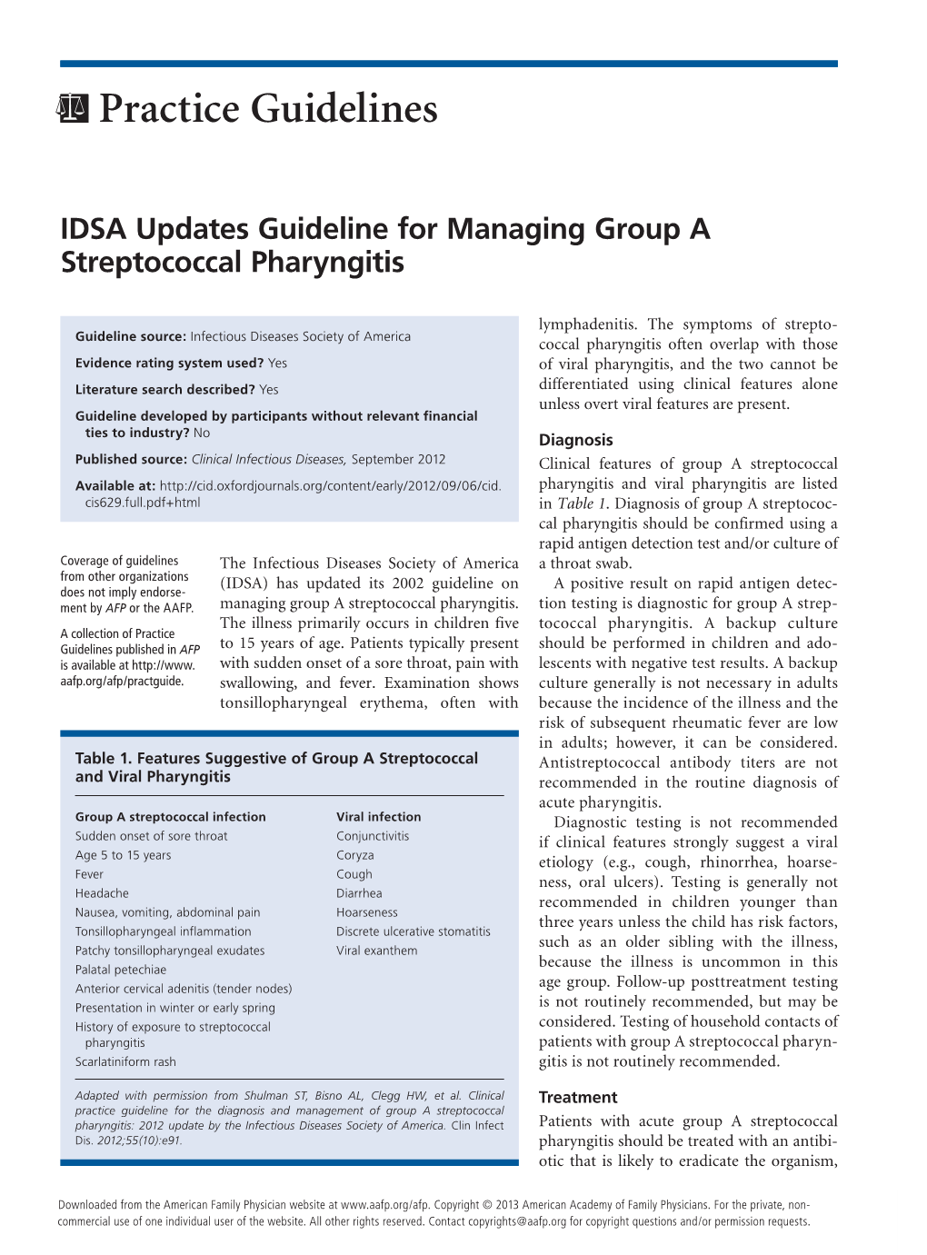 idsa-updates-guideline-for-managing-group-a-streptococcal-pharyngitis