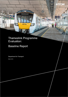 Thameslink Programme Baseline Evaluation Report