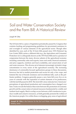 Chapter 7. Soil and Water Conservation Society and the Farm