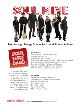 Premier High Energy Dance, Funk, and Rhythm & Blues