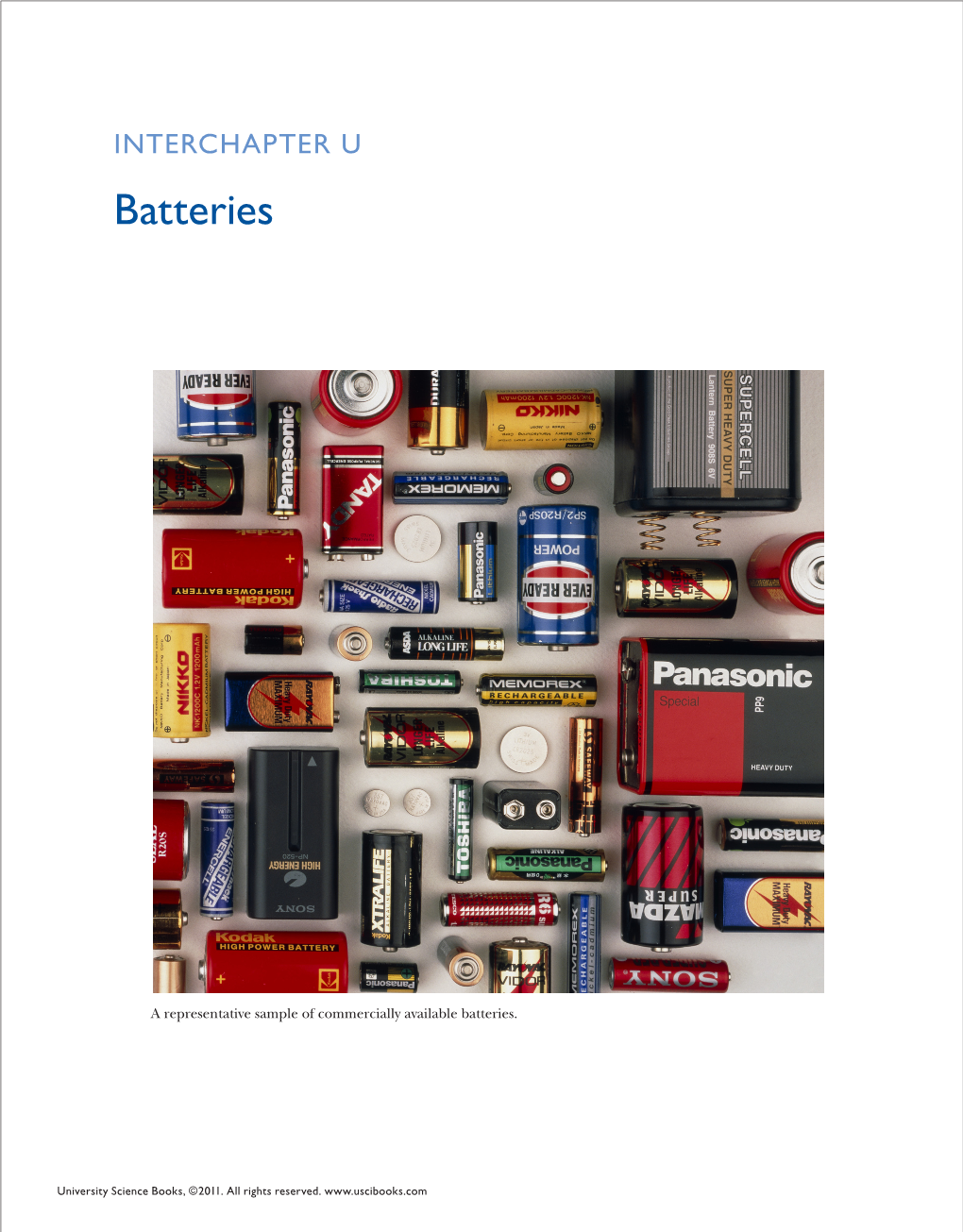 Interchapter U: Batteries