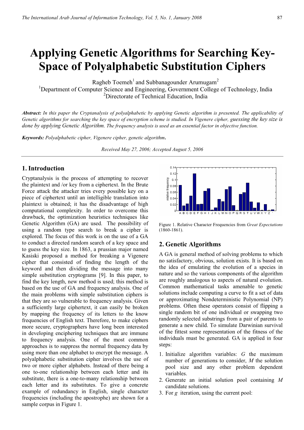 Space of Polyalphabetic Substitution Ciphers ���������������������������������� 89 ����� 