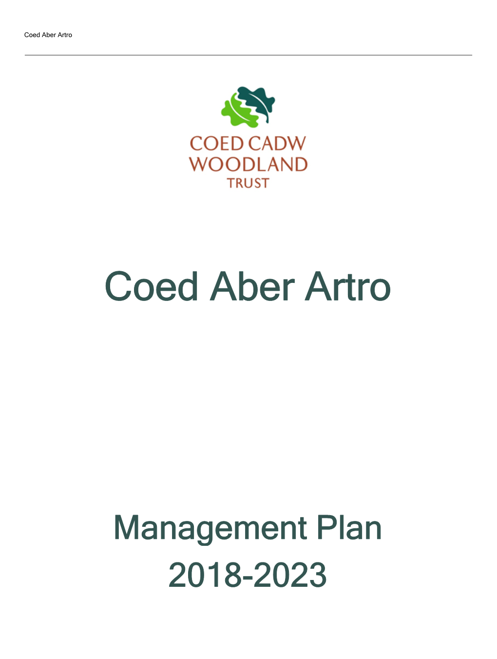 Coed Aber Artro