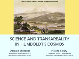 Science and Transareality in Humboldt's Cosmos