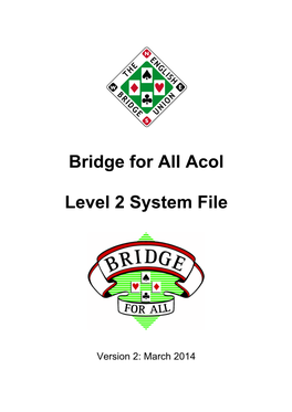 Level 2 System File