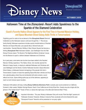 SO59868 SCTS October DLR Disney News Art.Eps