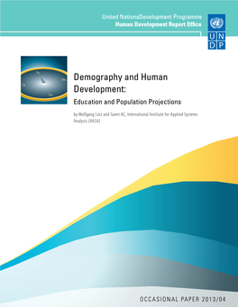 Demography and Human Development: Education and Population Projections by Wolfgang Lutz and Samir KC, International Institute for Applied Systems Analysis (IIASA)