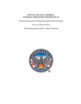 City of Atlanta, Georgia General Employees' Pension
