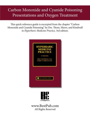 Carbon Monoxide and Cyanide Poisoning Presentations and Oxygen Treatment