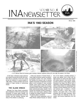 Winter 1984 INA's 1983 SEASON