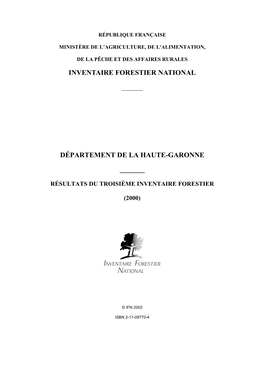 Département De La Haute-Garonne ______