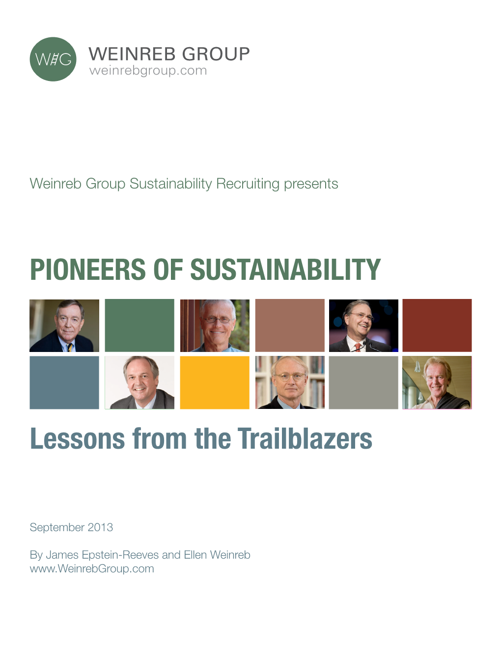 Pioneers of Sustainability