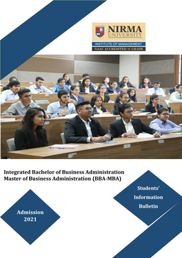 (BBA-MBA) Admission 2021