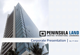 Corporate Presentation | Q4, FY 2014 Ashok Piramal Group Overview