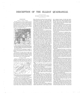 Description of the Ellijay Quadrangle