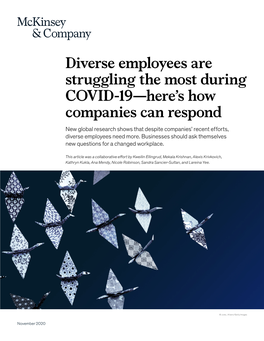 Diverse Employees Are Struggling the Most During COVID-19—Here's How Companies Can Respond