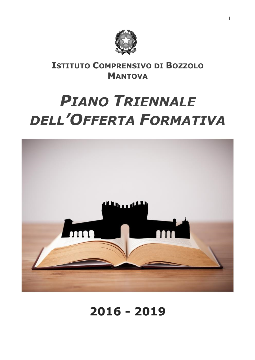 Piano Triennale Dell'offerta