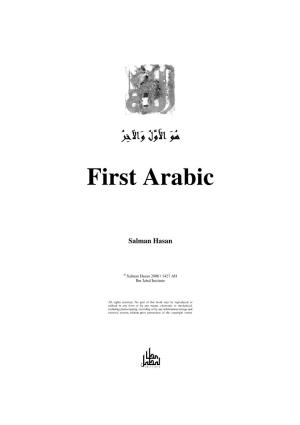 First Arabic