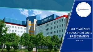 Full Year 2019 Financial Results Presentation