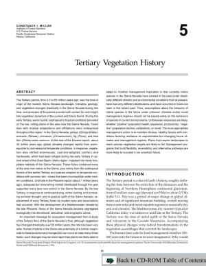 USGS DDS-43, Tertiary Vegetation History