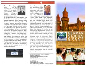 German Studies Grant Brochure