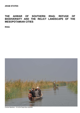 The Ahwar of Southern Iraq: Refuge of Biodiversity and the Relict Landscape of the Mesopotamian Cities