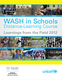 WASH in Schools Distance-Learning Course Learnings from the Field 2012