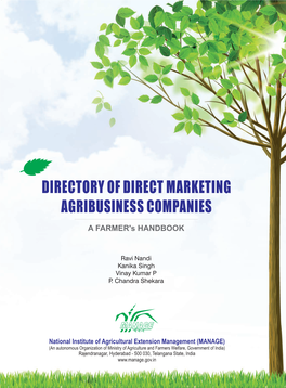 DIRECTORY of DIRECT MARKETING AGRIBUSINESS COMPANIES | I Ii | DIRECTORY of DIRECT MARKETING AGRIBUSINESS COMPANIES ISBN No
