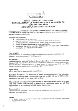 Detail Terms and Conditions Contractual Basis at Khunti