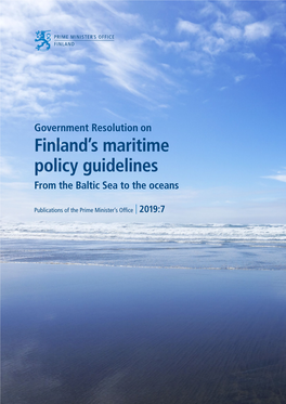 Finland's Maritime Policy Guidelines