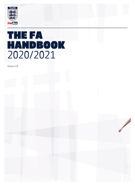 The Fa Handbook 2020/2021
