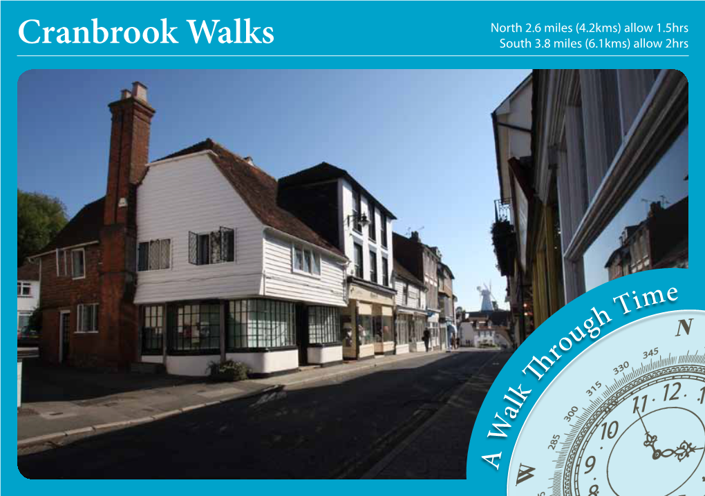 Cranbrook Walks South 3.8 Miles (6.1Kms) Allow 2Hrs