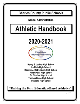 Athletic Handbook for Coaches