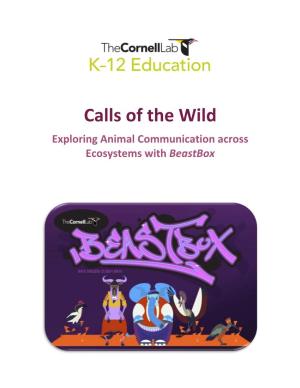 Beastbox Animal Communication” Worksheets (At Least One Per Student) and Pencils